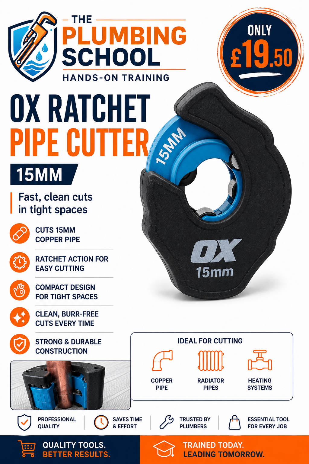 OX Ratchet Pipe Cutter