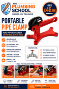 Portable pipe clamp