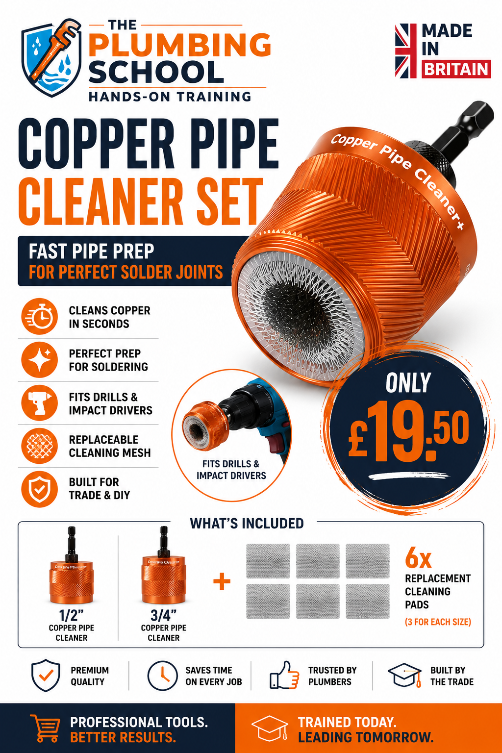 copper pipe cleaner set.