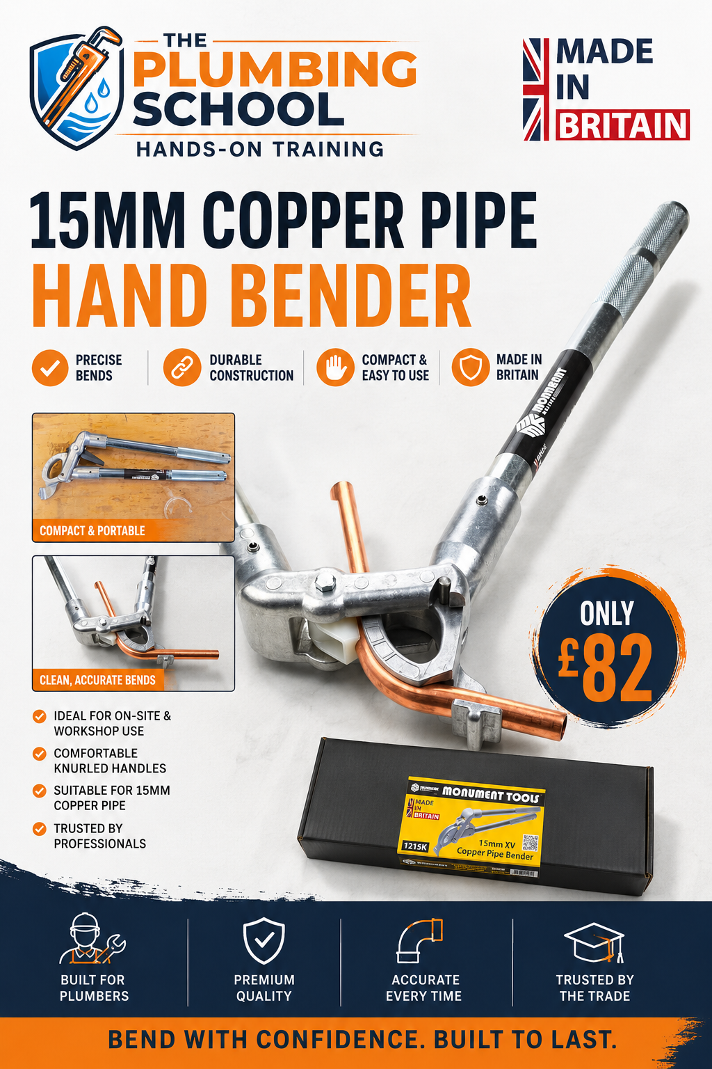 15mm copper pipe bender