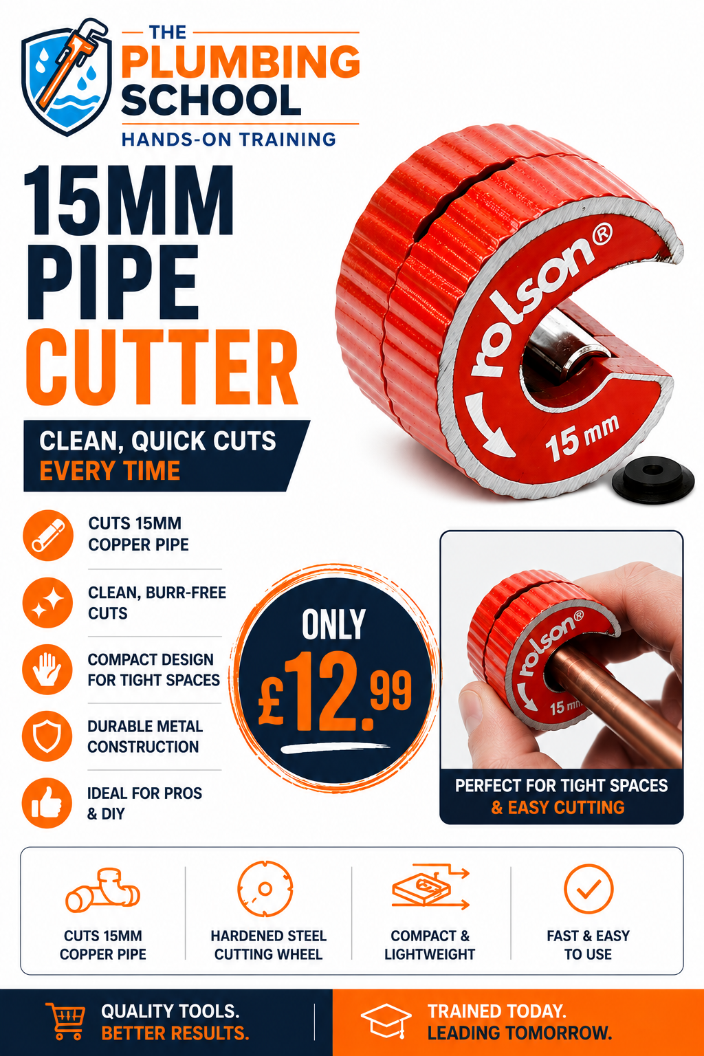 15mm copper pipe cutter